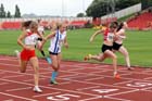 Girls under-15s 100 metres at the Gateshead Tartan Games Open.